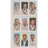 Trade cards, Cricket, two sets, Morning Foods Test Cricketers & National Spastics Society Famous