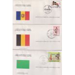 Stamps, Collection of Olympic First day covers, all world, in 2 boxes together with a collection