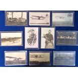 Postcards, Colonel Cody, 10 cards to include The Cody Waterplane on the water, Cody with the