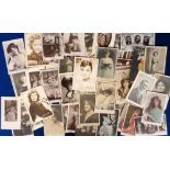 Postcards, Theatre, a collection of approx 65 cards of Edwardian Actresses, portraits, in costume,