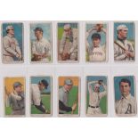 Cigarette cards, USA, ATC, Baseball Series, T206, 29 cards, all 'Polar Bear' backs, Lord Boston