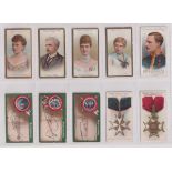Cigarette cards, Taddy, 20 type cards inc. Royalty Series (4), Autographs (3), Territorial Regiments