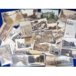 Postcards, Lancashire, a collection of approx. 40 cards, with RPs of Lytham Clifton Square, Bolton