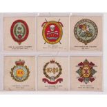 Tobacco silks, Muratti, Regimental Badges, Series B, 'L' size (set, 48 silks) (mostly good, 2 with