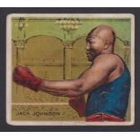 Cigarette cards, USA, ATC, Champion Athlete & Prize Fighter Series 1 (46/50 plus variation cards for