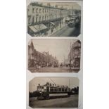 Postcards/Photographs, a collection in modern album of approx. 119 photographs and postcards of