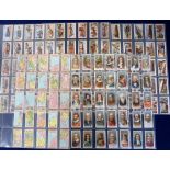 Cigarette cards, Ogden's, 5 sets, Leaders of Men, (50 cards), Sectional Cycling Map (50 cards),