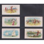 Trade cards, CWS, British Sports Series, 5 cards all with CWS Salmon brands backs, Fishing,