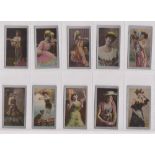 Cigarette cards, Phillips, Beautiful Women (W.I. Series) (19/50) (3 fair, rest gd)