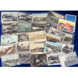 Postcards, Whaling, a collection of 25+ cards, mainly RPs and printed showing whales and whaling
