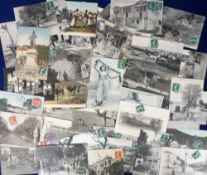 Postcards, Algeria, mixed topographical selection, inc. St. Sc. Setif, Ethnic, Views, Arab Market,