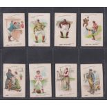 Cigarette cards, Wills (Australia), Sporting Terms, Football Terms, set of 8 cards, 7 with Vice