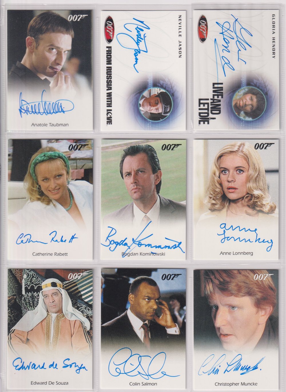 James Bond, 50th Anniversary Trading Cards Gold Cards (set of 198), Skyfall silhouette (4), Gold - Image 25 of 37