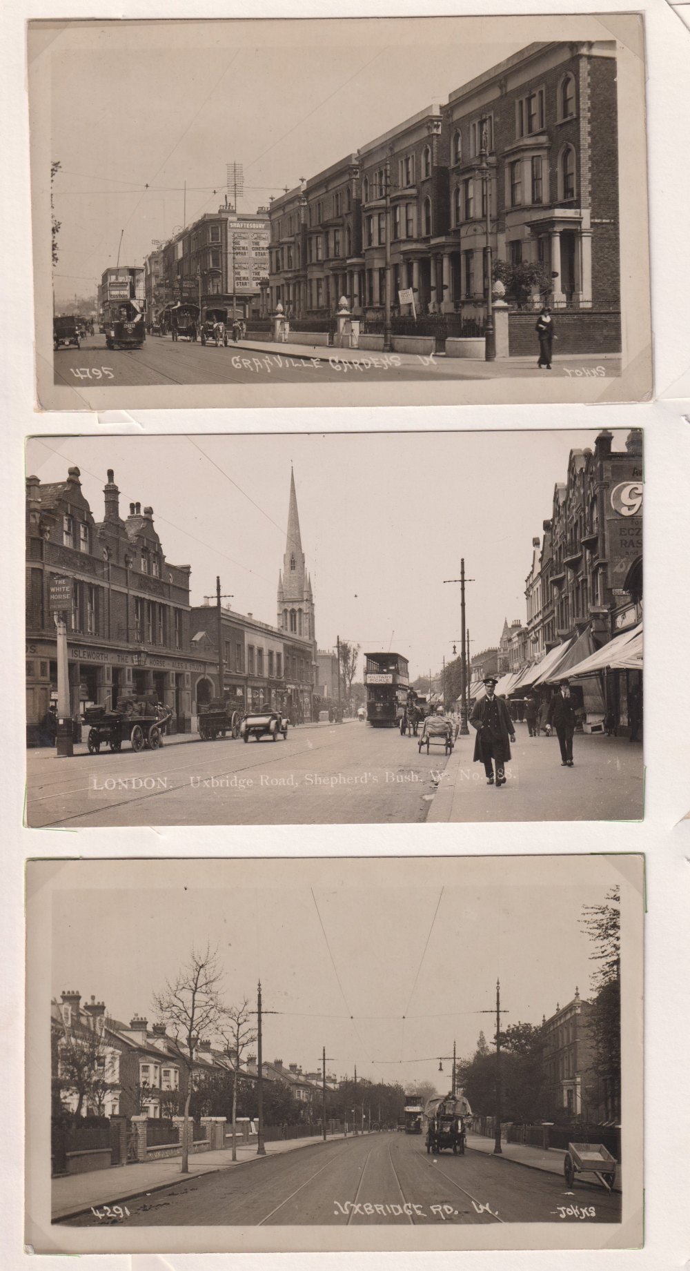 Postcards, a fine detailed collection in modern album of approx. 176 photographs (various sizes), - Image 2 of 6