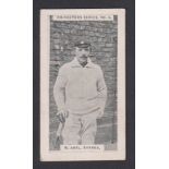 Cigarette card, Gabriel, Cricketers Series, type card, no 4 R. Abel, Surrey (gd) (1)