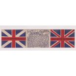 Cigarette card, Ogden's, History of the Union Jack, single issue folder card (gd) (1)