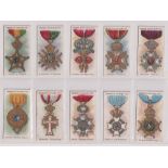 Cigarette cards, Taddy, Orders of Chivalry (set, 25 cards) (gd)