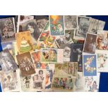 Postcards, Children, a collection of approx. 133 cards of children inc. RPs and artistic, with