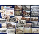 Postcards, a selection of 37 cards of Huntley and Palmers Factory Reading with associated street