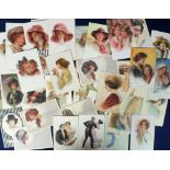 Postcards, Glamour, a good selection of approx. 38 cards, mostly early 1920s. Artists include
