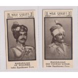 Trade cards, Skipper (Scoutfits), War Portraits, two type card, no 31 Marharajah Sir Pertar