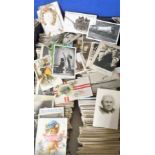 Postcards, 2000+ postcards to include RPs, printed and artist drawn, mainly topographical but also