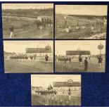 Postcards, Olympics, Paris 1924, Opening Ceremony, Belgium, USA (2), Australia, England, photo by H.