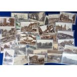 Postcards, Lancashire a collection of 40 cards, RPs and printed to include Barrow, Oldham,