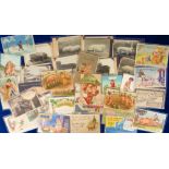 Postcards, Pigs, a collection of approx 25 cards to include anthropomorphic, comic, advertising,