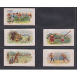 Trade cards, CWS, British Sports Series, 5 cards all with CWS Salmon brands backs, Football (