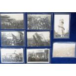 Postcards, Fairgrounds, a good RP selection of 8 cards of the Hull Fair, showing waltzer, general