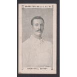 Cigarette card, Gabriel, Cricketers Series, type card, no 14 Brockwell, Surrey (gd) (1)