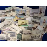Postcards, Shipping, a mixed collection of approx. 75 cards, with merchant, liners, good dock views.