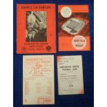 Football programmes & booklets, Manchester United, 4 items 'Let's Talk About Manchester United