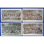 Postcards, Rugby Union, South Africa, RP, 1906/7 two designs (2 + 1), together with 1912/13, (vg) (