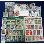 Football stickers/autographs, FKS Soccer Stars 197/78 album containing 393/400 stickers, approx