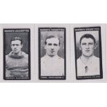Cigarette cards, Murray's, Footballers, Series J, 3 cards, Chapman, Blackburn Rovers, Henry,