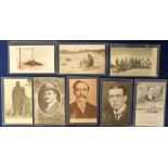 Postcards, a Polar exploration collection of 7 cards and 1 newspaper cutting. Cards include a Byrd