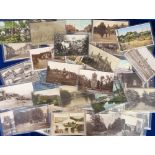 Postcards, Kent, a selection of approx. 40 cards with RPs of Besthaven Home Bay, Kingsdown