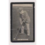 Cigarette card, Smith's, Champions of Sport (Red, multi-backed), type card, Tom Morris, Golfer, ('