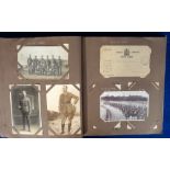 Postcards, a vintage album containing a mix of approx. 275 cards, the majority UK subject and