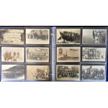 Postcards, a selection of approx. 72 Naval Shipping cards on album leaves, inc. Naval Life and naval