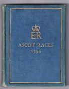 Horseracing, Royal Ascot racecards, a bound volume of Royal Ascot Racecards for 1956 believed to