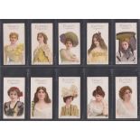 Cigarette cards, Player's, Gallery of Beauty (set, 50 cards, gd/vg, plus 3 alternative subjects,