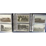 Postcards, Country Houses, a selection of approx. 220 cards in 3 modern albums, mostly photographic,