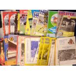 Football programmes, Non League in the FA Cup, a collection of 40+ programmes (with duplication),