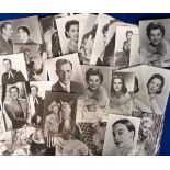 Postcards, Cinema, a collection of approx. 36 RPs of 1950s cinema stars (all continental size), with