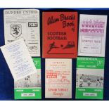 Football memorabilia, Scottish selection, 6 programmes inc. Hibernian v Third Lanark League & SLC