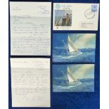 Autographs & ephemera, Sir Alec Rose, Round The World Yachtsman, two handwritten letters, one signed