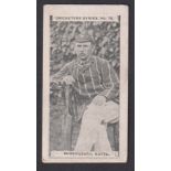 Cigarette card, Gabriel, Cricketers Series, type card, no 13 Shrewsbury, Notts (gd) (1)